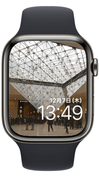 Apple Watchの文字盤で写真が自動的に切り替わる