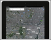 iPad/iPad miniの「Google マップ」で航空写真を表示する