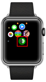 Apple Watchでアプリのインストールが開始される