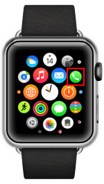 Apple Watchで電話アプリを起動する