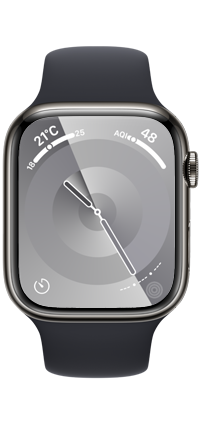 Apple Watchの文字盤が変更される