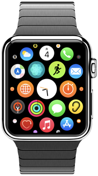 Apple Watchでホーム画面をリスト表示からグリッド表示に変更する