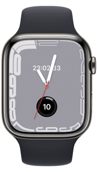 Apple Watchのバッテリー残量が10%以下で通知が表示される