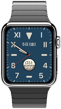 Apple Watchの文字盤にau PAYのショートカットを表示する