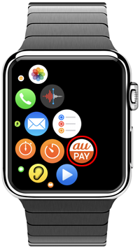 Apple Watchでau PAYアプリを起動する