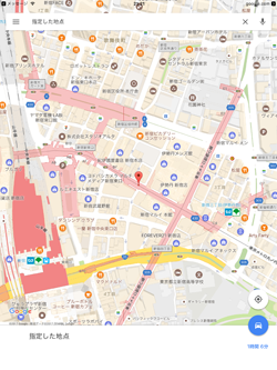 iPadのiMessageで相手の現在地をGoogleマップで表示する