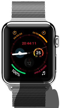 Apple Watchで文字盤のカスタマイズ画面を表示する