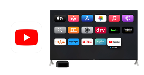 Apple TVを利用して「YouTube」をテレビで見る方法