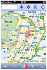 Web版Google Mapをホーム画面に追加する