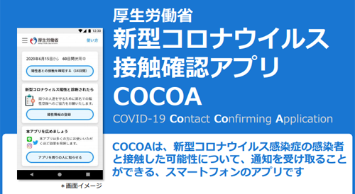 新型コロナウイルス接触確認アプリ「COCOA」