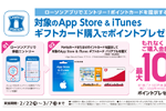 ローソンで「App Store & iTunes ギフトカード バリアブル」購入で最大10%分のポイントをプレゼントするキャンペーンを実施中 - 3/7まで