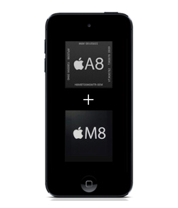 A8 + M8チップ搭載のiPod touch(第6世代)