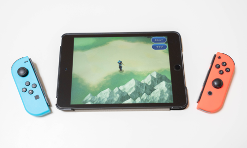 iPadのゲームアプリでNintendo Switchのコントローラー(Joy-Con)を2本使用する