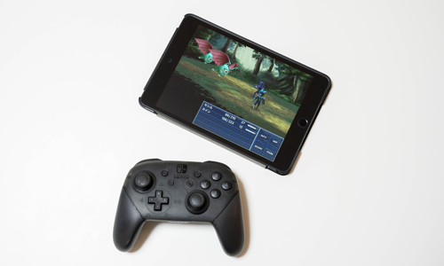 iPadのゲームアプリでNintendo Switch Proコントローラー(プロコン)を使用する
