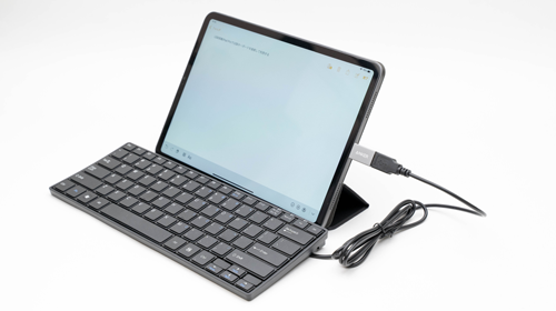 iPadと接続したBluetoothキーボードで文字入力する