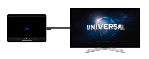 USB-C搭載iPad Proでテレビに画面ミラーリング出力する