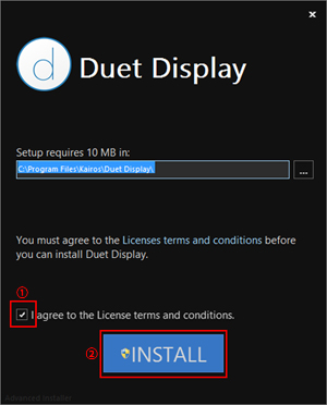 Windowsパソコンで「Duet」アプリをインストールする