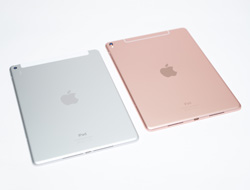 iPad Air 2と9.7インチiPad Pro 背面