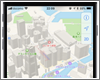 iPhoneのマップで地図を3D表示する