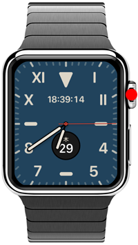 Apple Watchのホーム画面を表示する